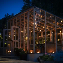 Lysslynge 20 lys nedhengt - Amber