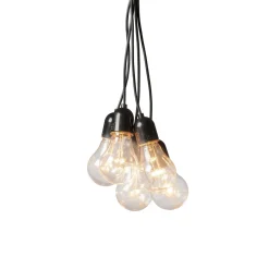 Lysslynge 10 lys, nedhengt - Amber