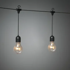 Lysslynge 10 lys, nedhengt - Amber