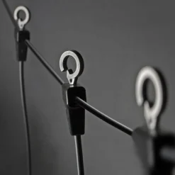 Lysslynge 10 lys, nedhengt - Amber