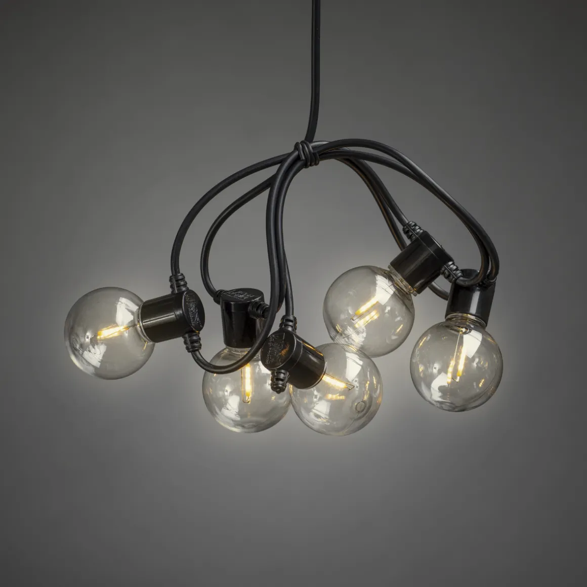 Lysslynge 20 lys, plast - Amber