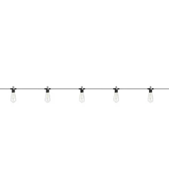 Lysslynge 10 lys stor - Garden 24 - Svart