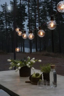 Lysslynge 10 lys utskiftbar - Amber