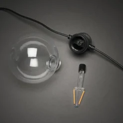 Lysslynge 10 lys utskiftbar - Amber