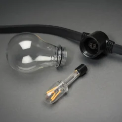 Lysslynge 10 lys utskiftbar - Amber