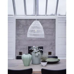 Maja takpendel utendørs 53 cm - Rotting Hvit