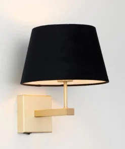 Mango vegglampe m/skjerm - Messing