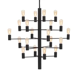 Manola 20 inkl dimbar LED - Svart