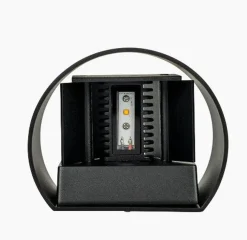 Mars vegglampe opp/ned utendørs IP54 LED - Svart