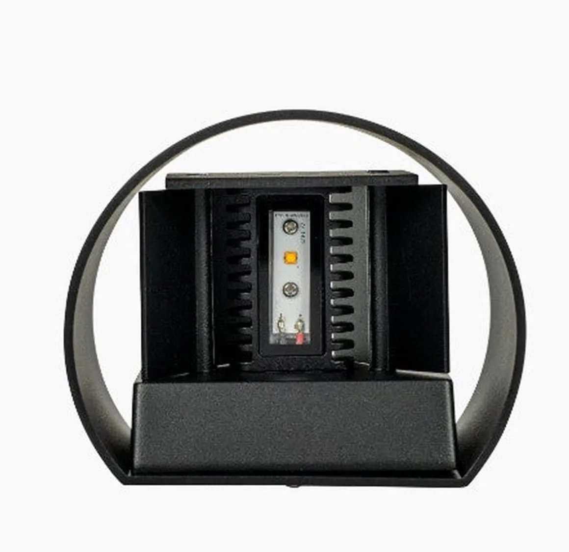 Mars vegglampe opp/ned utendørs IP54 LED - Svart