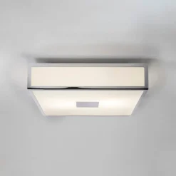 Mashiko 300 Square taklampe IP44 - Polert Krom