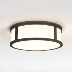 Mashiko Round 230 taklampe IP44 - Bronsefarget