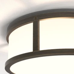 Mashiko Round 230 taklampe IP44 - Bronsefarget