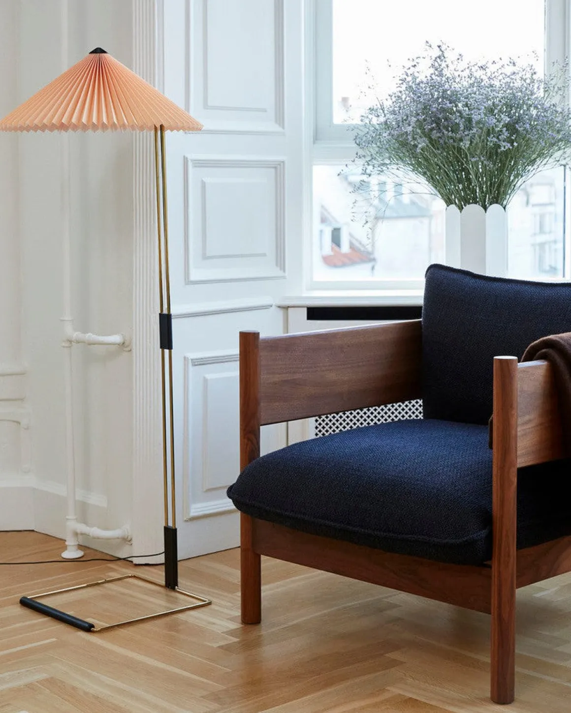 Matin gulvlampe - fersken