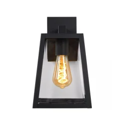 Matsol vegglampe utendørs E27 - Svart
