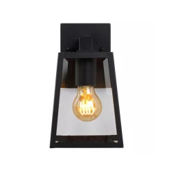 Matsol vegglampe utendørs E27 - Svart