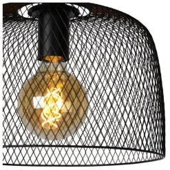 Mesh taklampe 29,5 cm - Svart