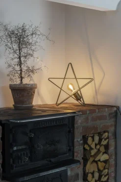 Metallstjerne 36 cm - Svart