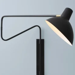 Metropole Deluxe vegglampe medium - Svart