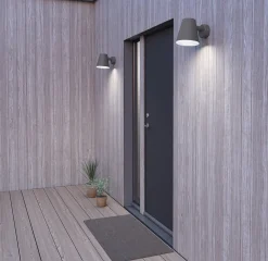 Mist vegglampe utendørs IP44 E27