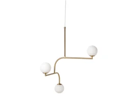 Mobil 3 taklampe - messing