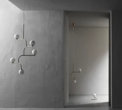 Mobil 5 taklampe - messing