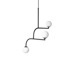 Mobil 3 taklampe - svart