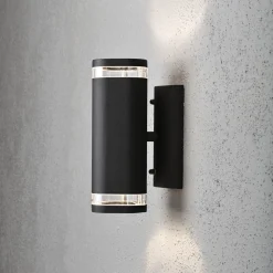 Modena vegglampe I opp/ned - Svart