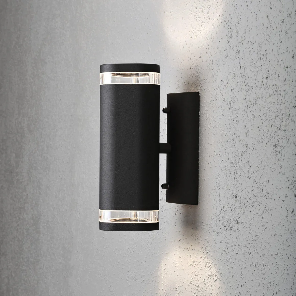 Modena vegglampe I opp/ned - Svart