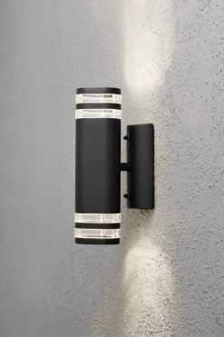 Modena vegglampe II opp/ned - Svart