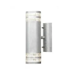 Modena vegglampe II opp/ned - Galvanisert