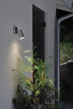 Modena vegglampe ned m/tilt - rustfritt stål