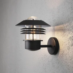 Modena vegglampe opp Svart