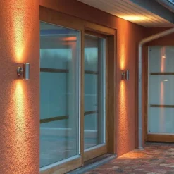 Modena vegglampe opp/ned GU10 rustfritt stål