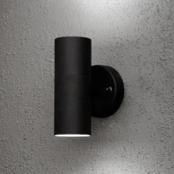 Modena vegglampe opp/ned GU10 Svart