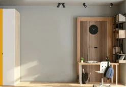 Mono dobbel innfelt takspot - Svart