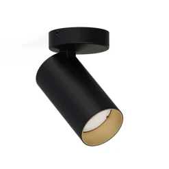 Mono enkel takspot - Svart/Gullfarget