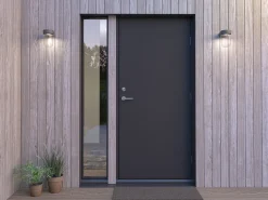 Moon vegglampe utendørs IP44 6W 3000 Kelvin dimbar - Grafitt struktur