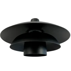 Morph D30 utendørs vegglampe IP44 - Svart