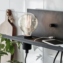 Multi vegglampe - Svart - Svart