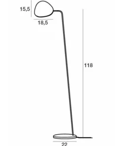 Muuto Leaf gulvlampe