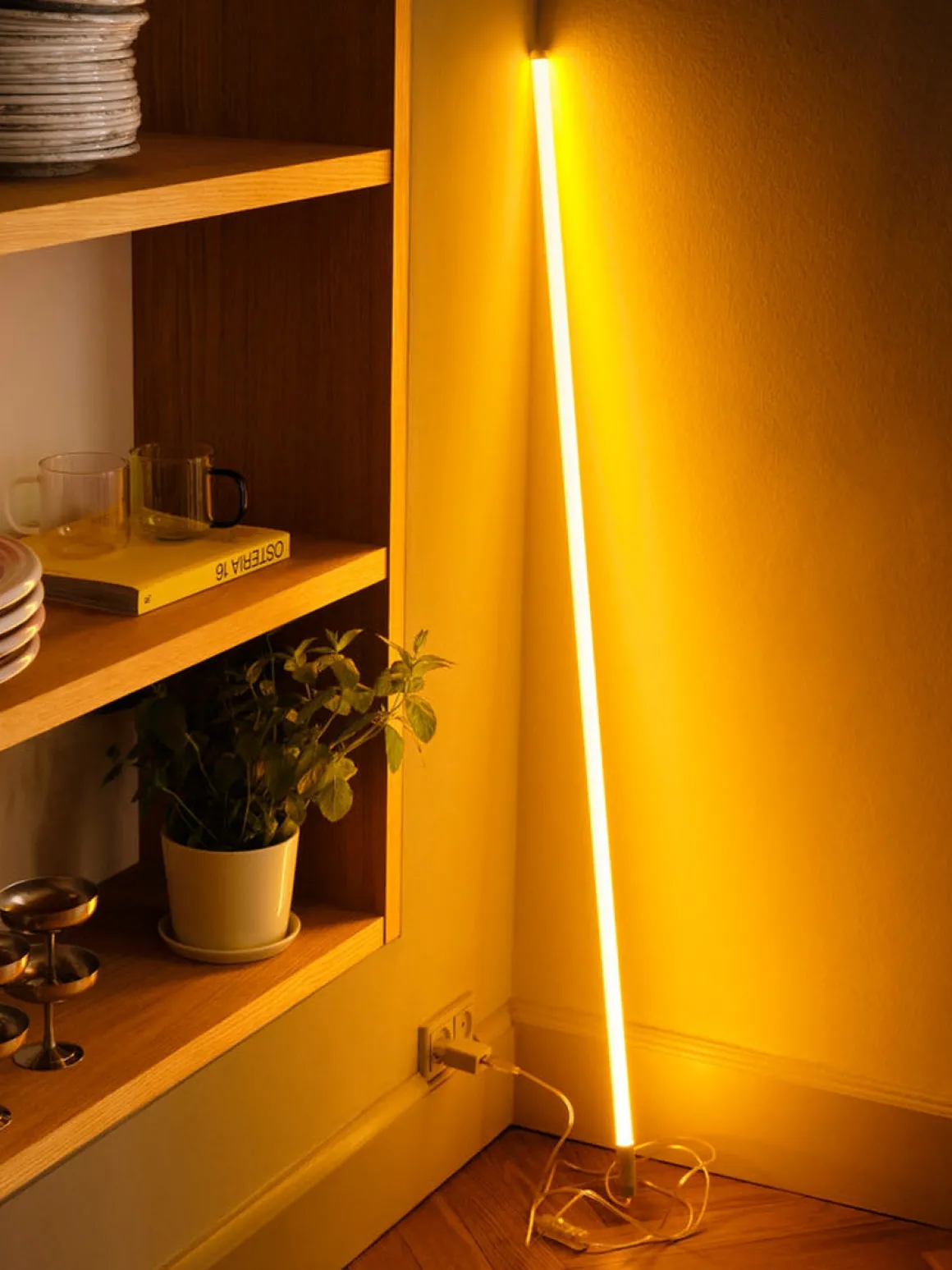 Neon Tube LED Slim 50cm - gul