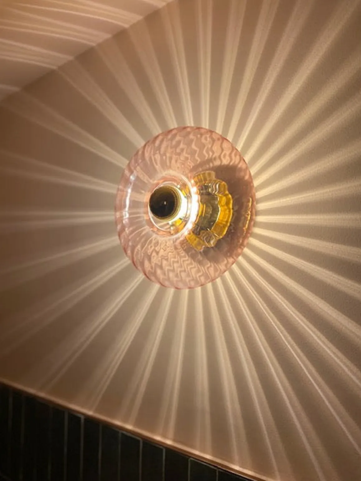 New Wave Optic 26 Wall Lamp - Rose