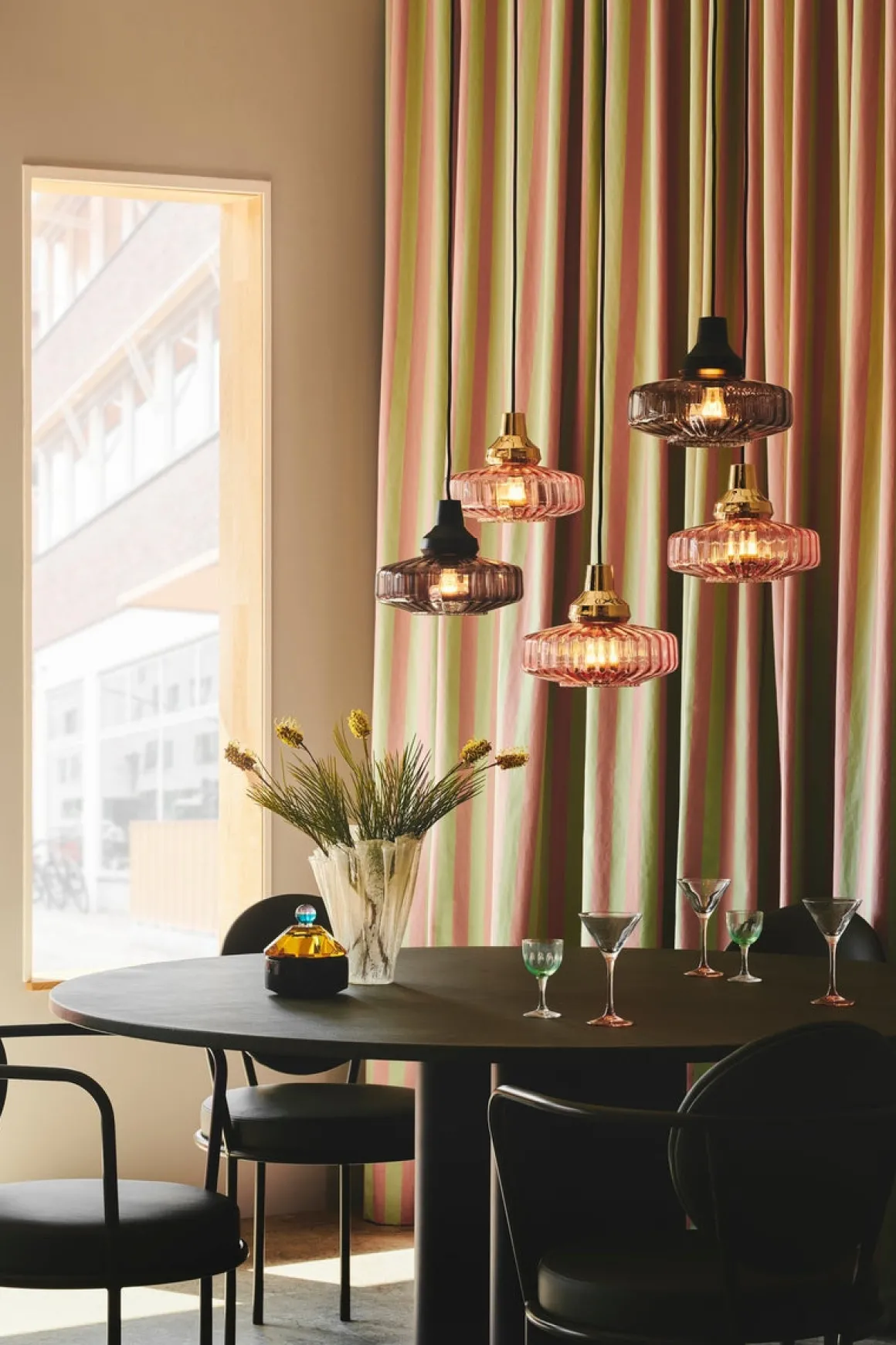 New Wave Optic taklampe - Rosa