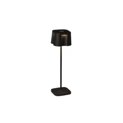 Nice bordlampe 36 cm IP54 oppladbar USB - Svart