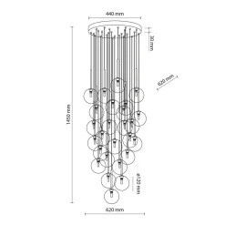 Nilos takpendel 26-lys