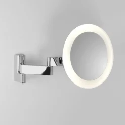 Nimi rundt sminkespeil med lys