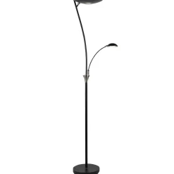 Nora gulvlampe m/lesearm 25+5W 180 cm 3000 Kelvin - Dimbar