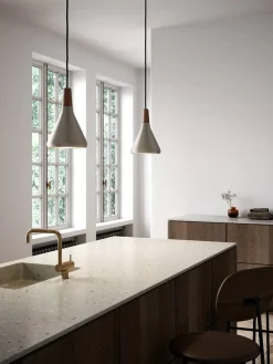 Nori takpendel 18 - Børstet stål