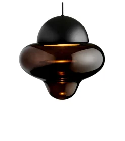 Nutty taklampe XL - Brun/Svart